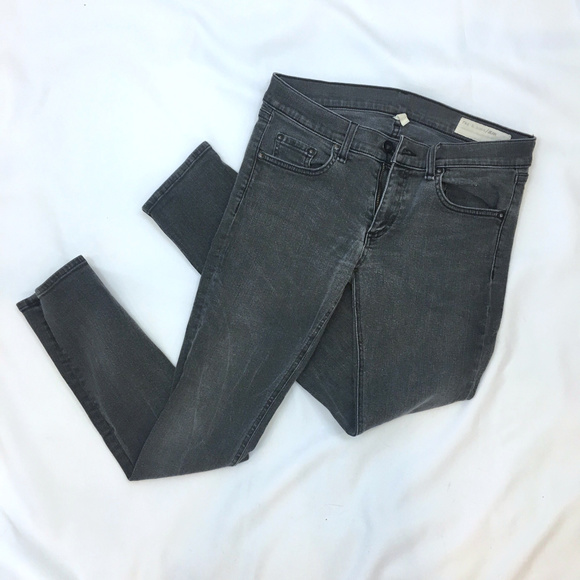 rag & bone Denim - Rag & Bone light grey wash Skinny Stretch jeans 27